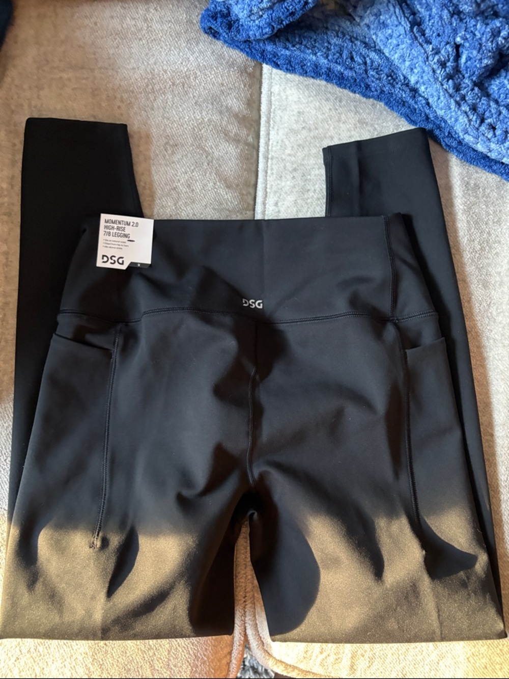 DSG Black High-Waist Performance Leggings - Picture 3 of 3